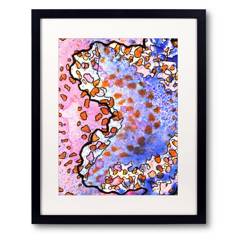 4, Inset A par Katie Schutte - Peinture encadrée, H 21,25 po x l 17,25 po