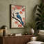 Blue Jay Among Maples Japandi - Wrapped Canvas-1164587596-1164587597