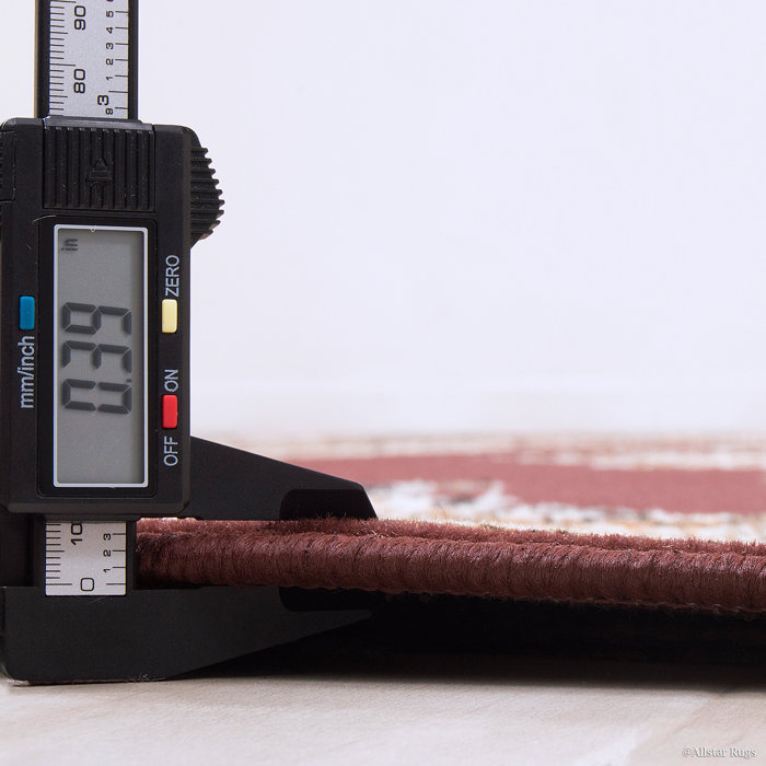 AllStar Rugs Machine Woven Dark Brown Indoor/Outdoor Rug | Wayfair