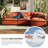 115'' Modular Sectional Sofa, L-Shape Comfy Cloud Couch With Movable Ottoman-747715246
