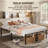 Heavy Duty Metal Bed Frame with Under Bed Storage, Sturdy Steel Slat Support, No Box Spring Needed, Platform Bed Frame for Queen, King, Full, Twin, 300lbs Capacity-1933413218
