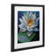 «Peaceful Lotus Flower», reproduction sous verre encadrée, design par Violeta Vollmer-1641437681-1641437694