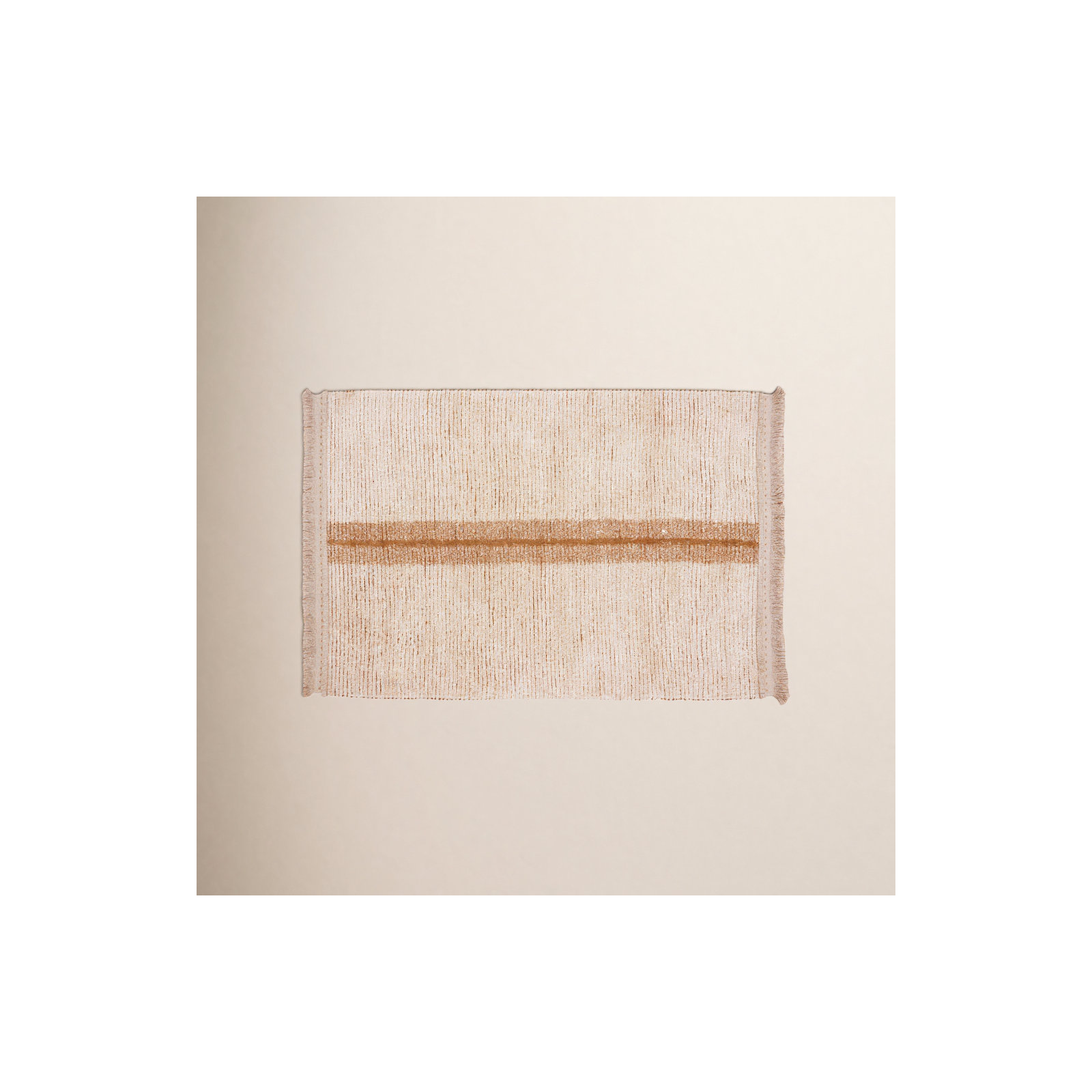 Reversible Striped Washable Area Rug, Rectangle 5'7" x 8'