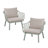 Huron Outdoor Patio PP Club Chair, With Cushion, Set Of 2-126495719-126495717