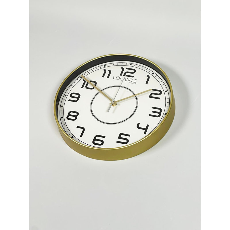 Clirim Wall Clock, Gold