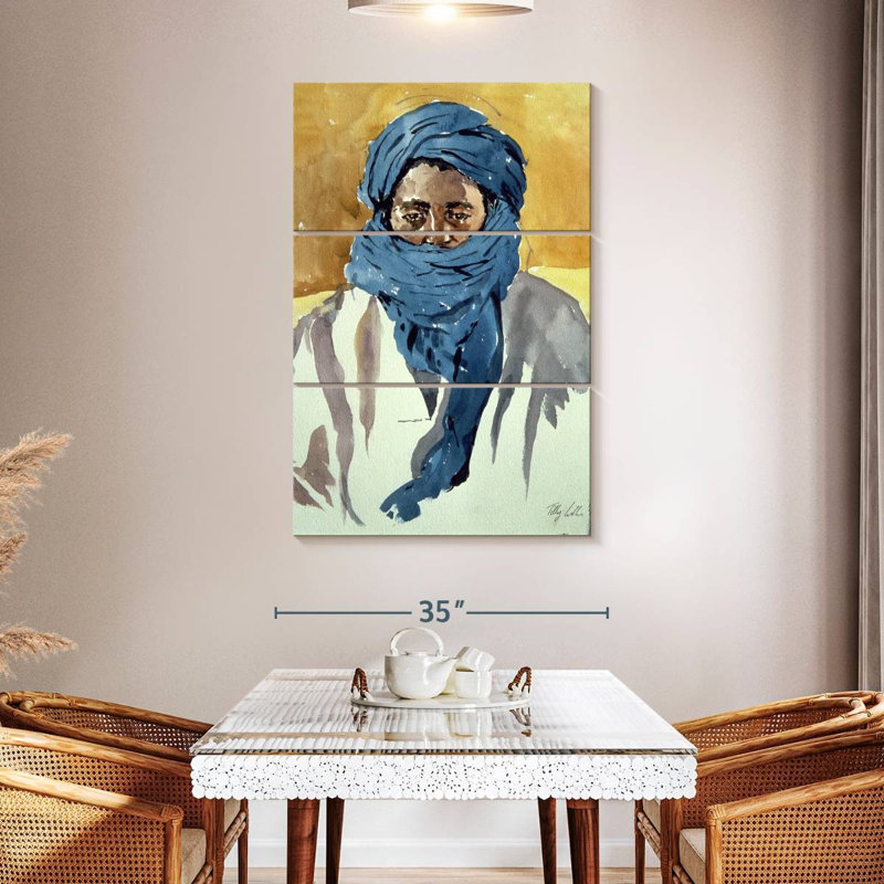 Leisha, tribu touareg Tombouctou, H 23 po x l 14 po