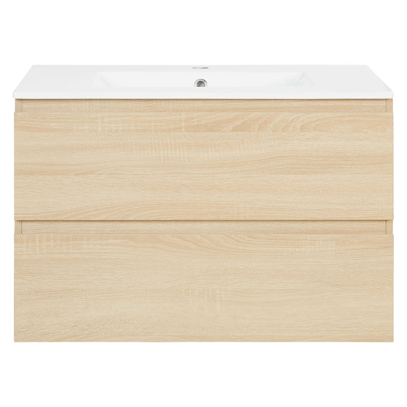 Amogha 80.5mm Single Bathroom Vanity with Ceramic Basin