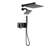 Crozet Pressure Balance Shower System with 12" Square Rain Shower Head, 6" Fixed Shower Head and Hand Shower (Valve Included)-86902700