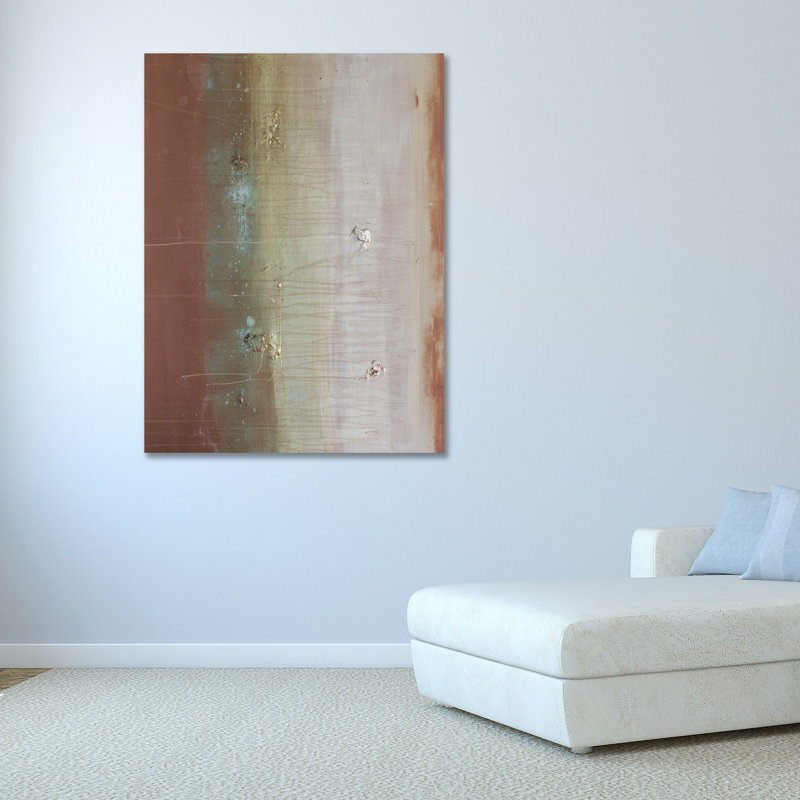 Copper Waves Cresting by Kent Youngstrom - Wrapped Canvas Painting, 41cm H x 30cm W x 4cm D