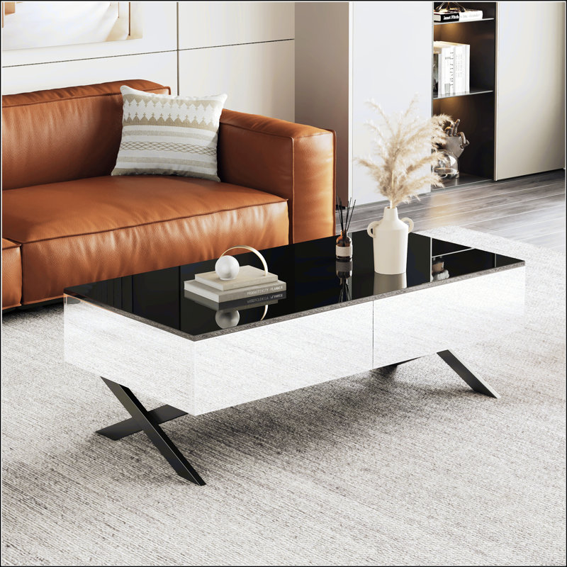 Rectangular Mirror Coffee Table