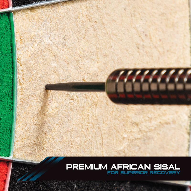 Volt Premium Bristle Dartboard with Steel Tip Darts