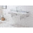 Aaliyah Marble Oval Console Bathroom Vanity with Faucet and Overflow-1844351528
