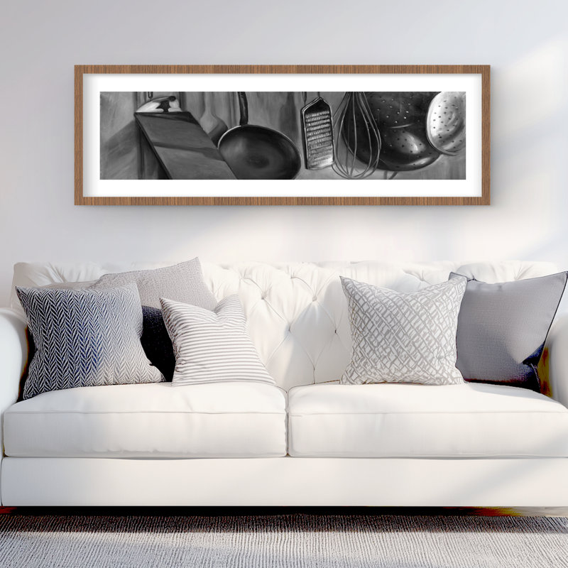 Hyperrealist Kitchen Print - Chef Tools Framed Art Decor