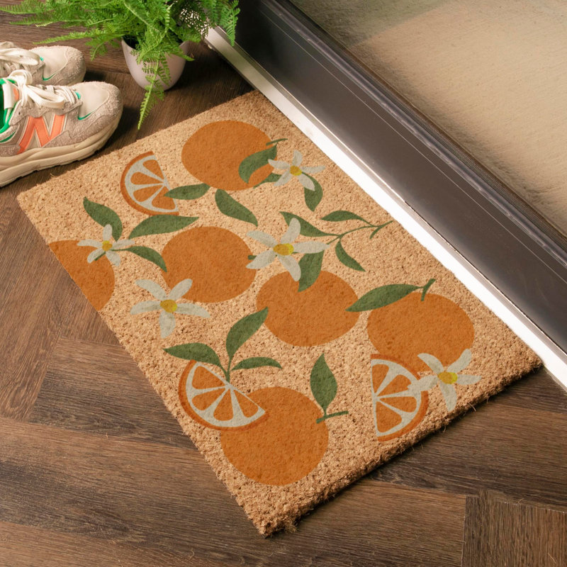 Pattern Coir Doormat, 40cm W x 60cm L