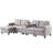 Kentrell Sectional Sofa With USB Ports & Cup Holders-1528807894