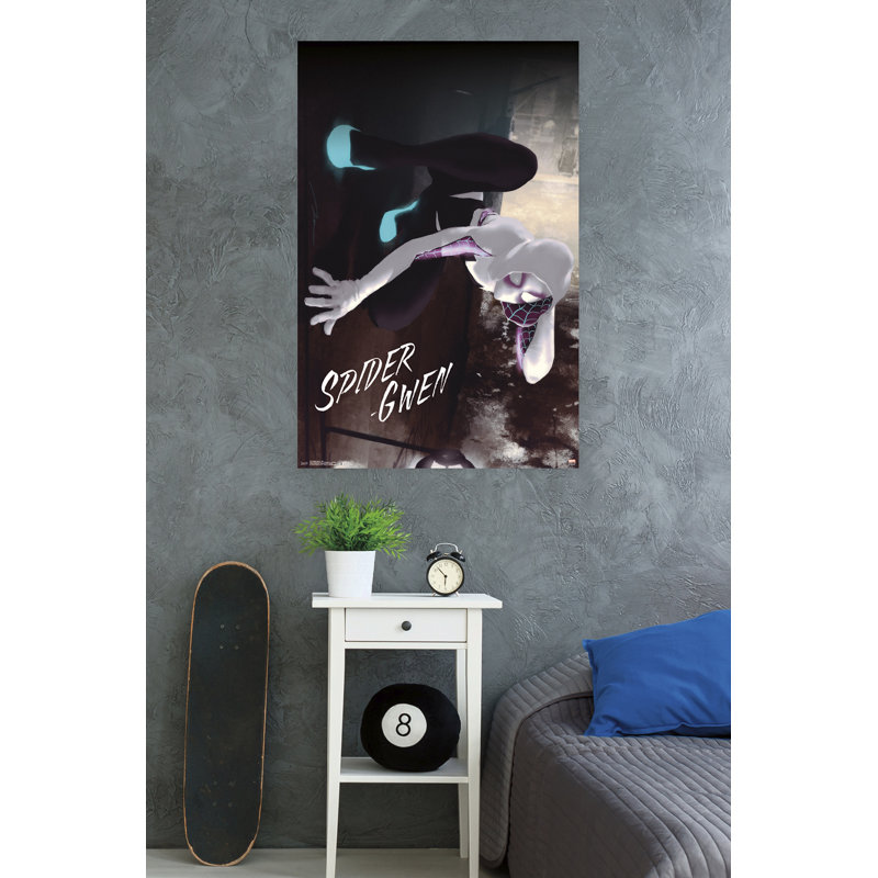 Spider-gwen-impression sur papier murale