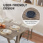 Ensemble de tables de bar 59 po en bois massif de 59 po de large avec port de charge USB et tabourets sans dossier-1047735949