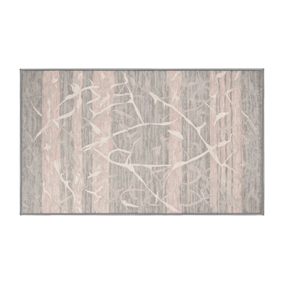 Machine Washable Gray Area Rug