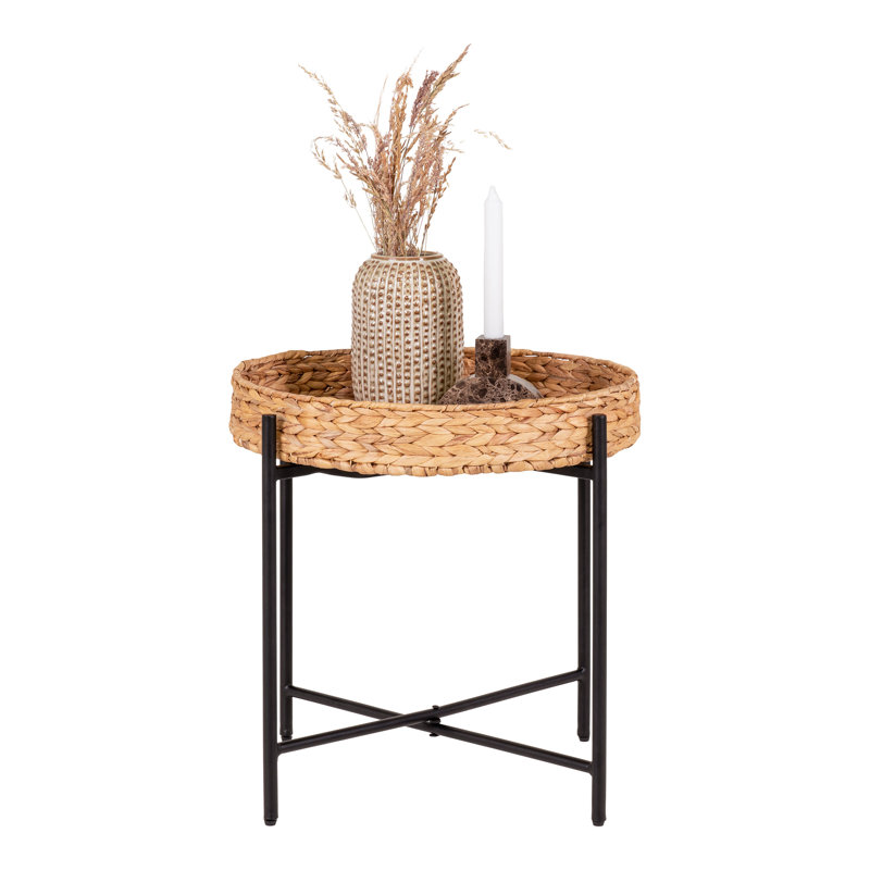 Lovanna Tray Top Cross Legs End Table