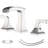2-handle Bathroom Faucet with Drain Assembly-100089969