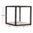 Kinsley Glass Top End Table