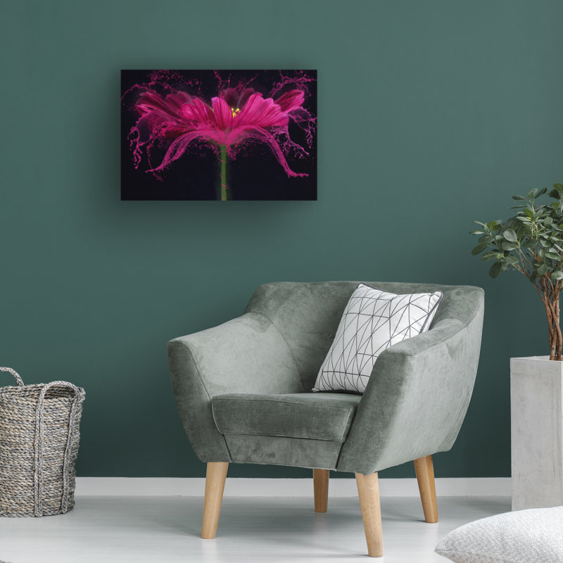 Art sur toile «ologic chaos »par bolologien Cindy Vondran, H 22 po x l 32 po