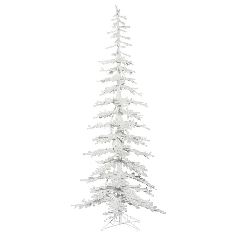 Arbre de Noël artificiel pin floqué Kuna, H 6 pi