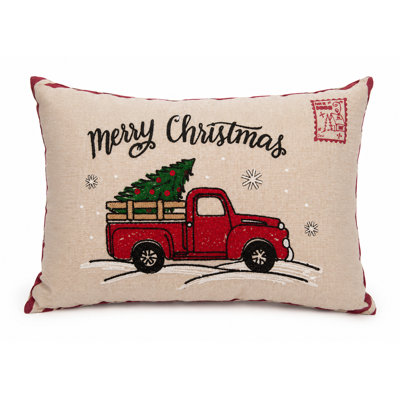 Embroidered Reversible Pillow Insert