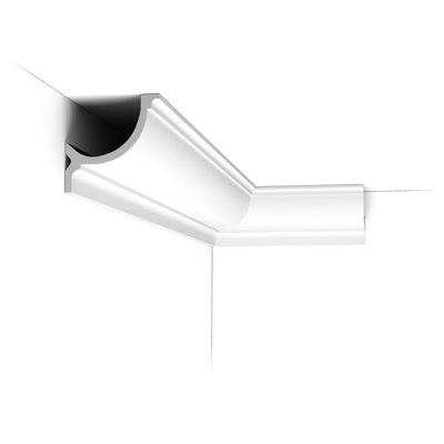3-15/16 in x 4-15/16 in x 78-3/4 in Primed White Plain Polyurethane Crown Moulding