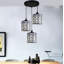 Luminaire suspendu 3 lumières, luminaire suspendu noir, luminaire suspendu
