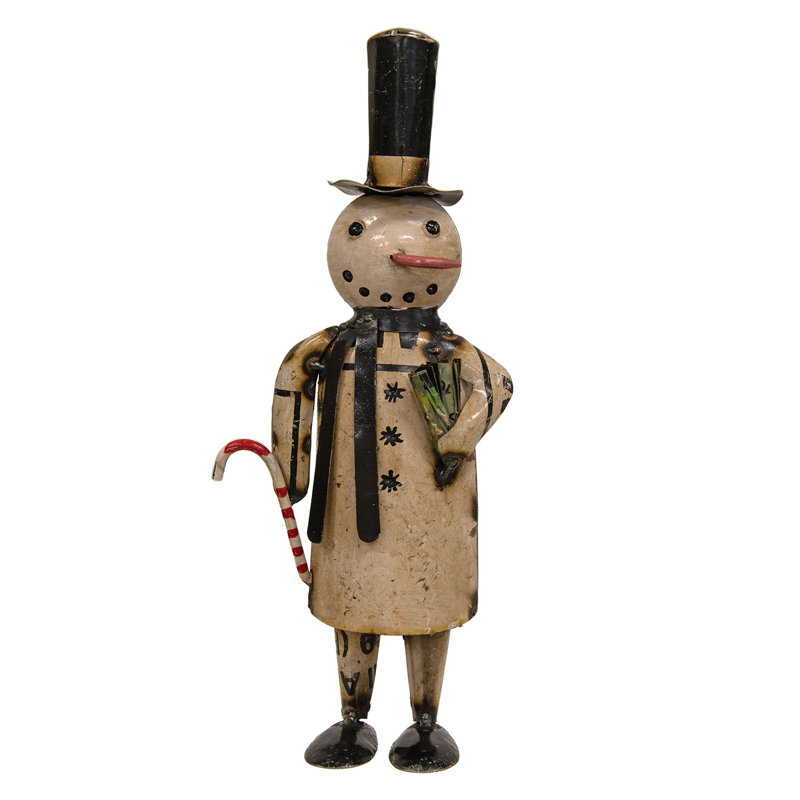 Bonhomme de neige en métal Homer