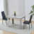 Black Line Leather Chairs#2
