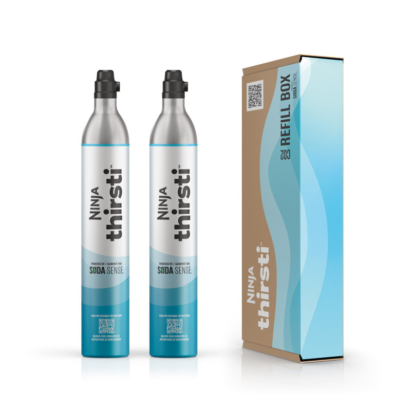 Ninja Thirsti 60L CO2 Canister 2-Pack