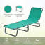 Méridienne pliante de patio, chaise de bronzage d'extérieur