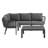 Riverside 5 Piece Outdoor Patio Aluminum Set-2124268894-2124268895