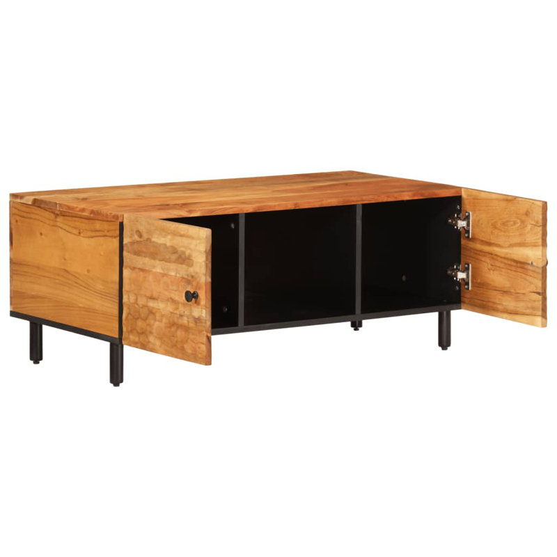 Baylor Coffee Table with Storage, Beige