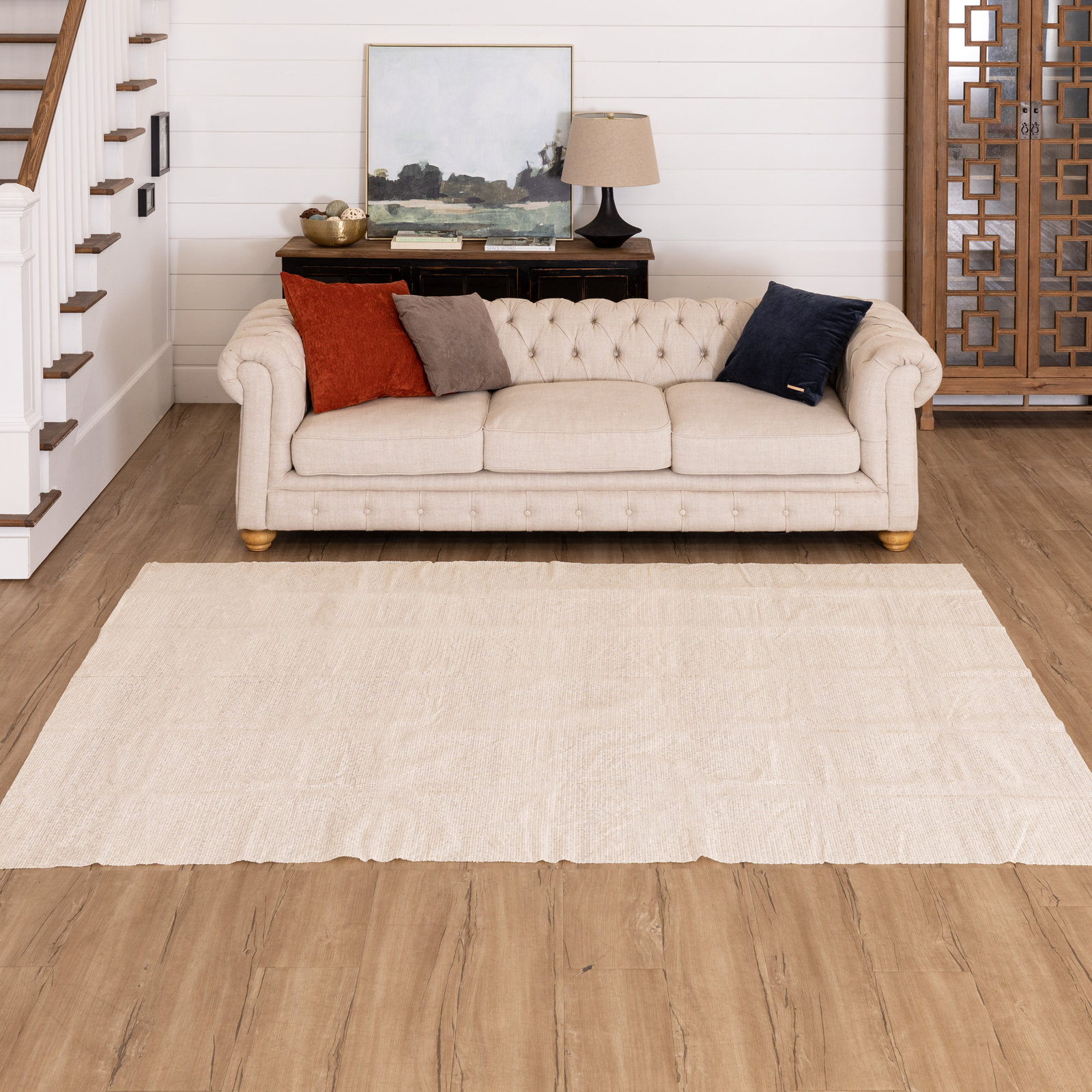 Wayfair Basics® Bouck Non-Slip Rug Pad, Rectangle 4'10" x 7'6"