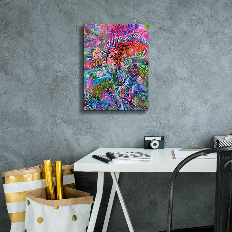 «Open My Eyes2» par Noemi Ibarz, art mural sur toile, 40 po x 54 po, H 16 po x l 12 po x P 0,75 po