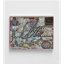 Carte rétro de la Virginie, art mural encadré Old Dominion, impression rétro de carte des États-Unis, art mural géographie, carte d'État antique des États-Unis, art mural encadré