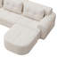Canapé modulaire modulaire avec méridienne, structure en mousse complète, conception d'emballage par compression, revêtement en tissu tissé, canapé moderne surdimensionné pour le salon-2116060015