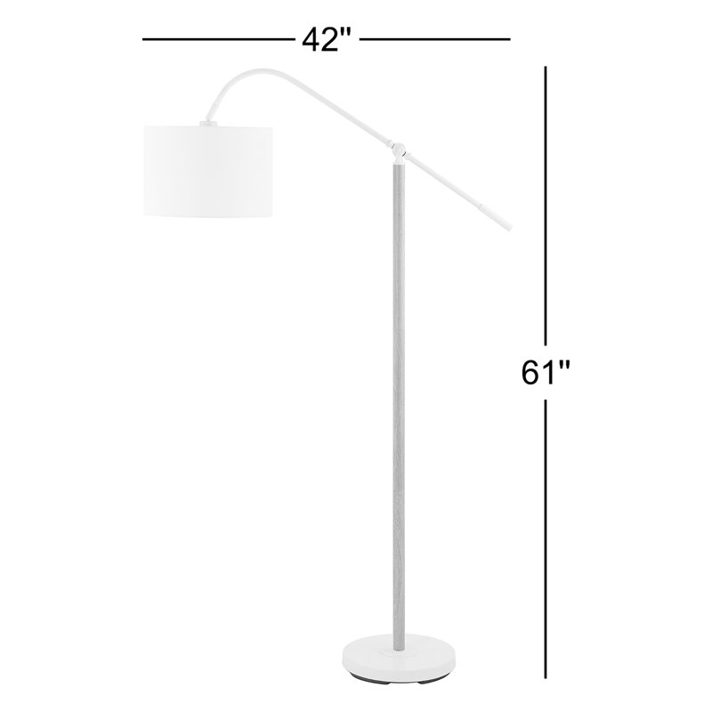 Lampe sur pied arquée 61 po Damia