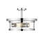3-Light Flush Mount With Glass Shade-1996430921