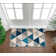 Rivka Modern Blue/Grey/Cream Geometric Rug