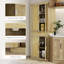 Armoire de rangement de 72 po de hauteur avec garde-manger et portes de grange et tiroir-1986805358