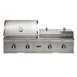 Coyote Outdoor 50" Natural Gas / Flat Top Combo Built-In NG Grill