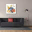 Toile épique Graffiti «Fall Flair 3» par Anne Tavoletti, 18 po x 18 po-815999118