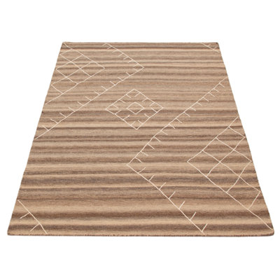 Marrakech Tan Kilim 5'2" x 8'0"