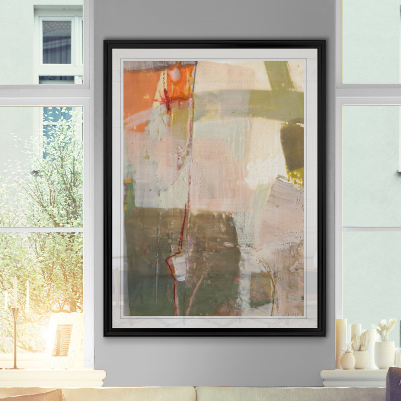 « ferly i », toile tendue imprimée, H 18,5 po x l 24,5 po x P 1,5 po, Noir