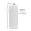 Armoire de rangement à 4 tablettes Oakham-336714152