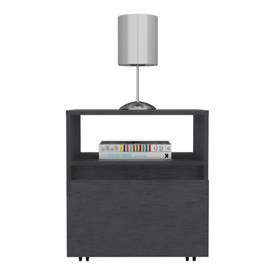 Nightstand Munyochi, One Drawer, Width X 18.9